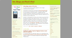 Desktop Screenshot of netblogsrocknroll.com